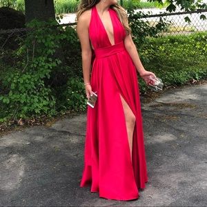 Mind blowing classical red prom dress